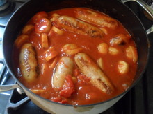 Simmer the casserole